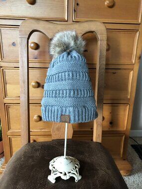 C.C. Knit Gray Beanie